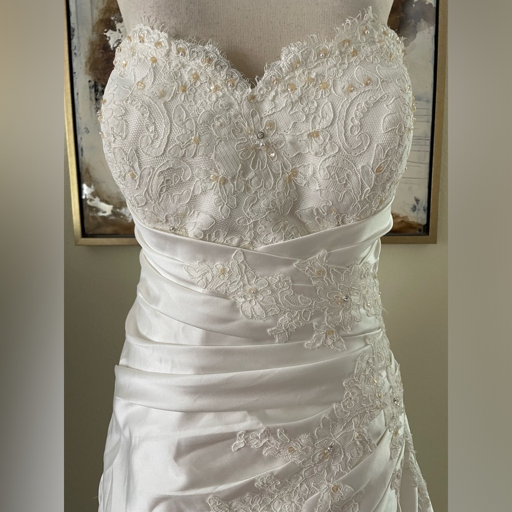 Symphony of Venus wedding gown dress ivory A-Line NWT ~ - Picture 5 of 13